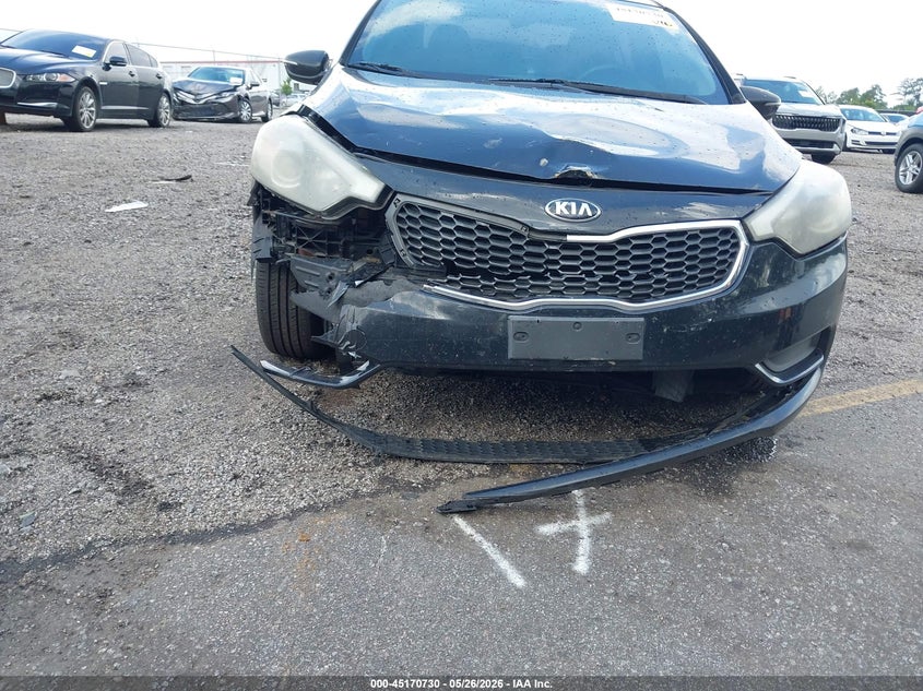 2016 Kia Forte VIN KNAFX4A6XG5612572 IAAI salvage auction — FRONT END, Salvage (South Carolina), sold $850 on 2026-07-14 (photo 6)