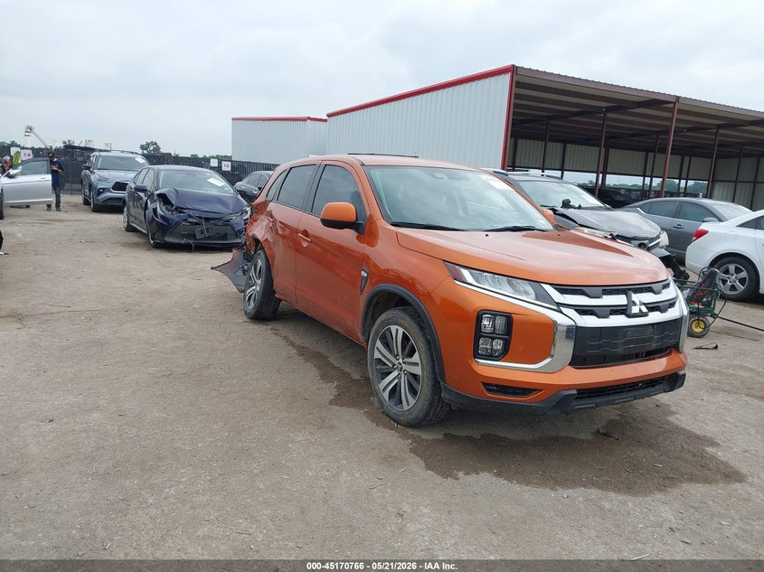 2023 Mitsubishi Outlander VIN JA4ARUAU9PU015502 IAAI salvage auction — REAR END, Salvage (Texas), sold $4,200 on 2026-07-21 (photo 1)