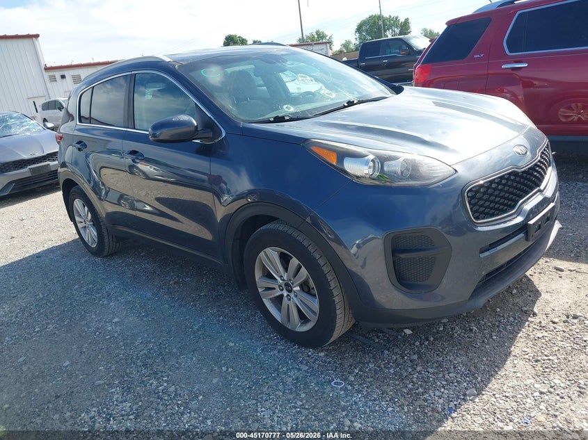 2018 Kia Sportage VIN KNDPM3AC1J7319977 IAAI salvage auction — HAIL, Clear (Missouri), sold $2,125 on 2026-07-27 (photo 1)