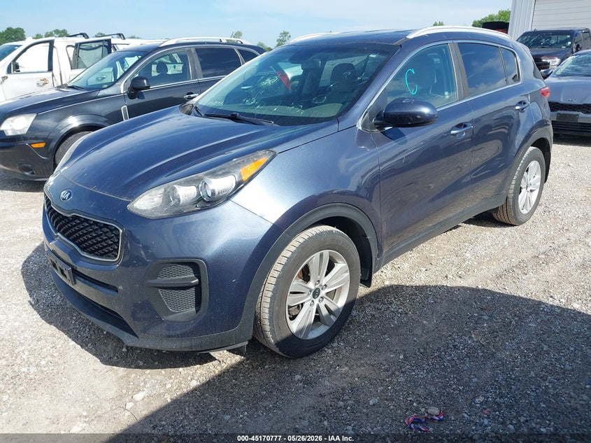 2018 Kia Sportage VIN KNDPM3AC1J7319977 IAAI salvage auction — HAIL, Clear (Missouri), sold $2,125 on 2026-07-27 (photo 2)