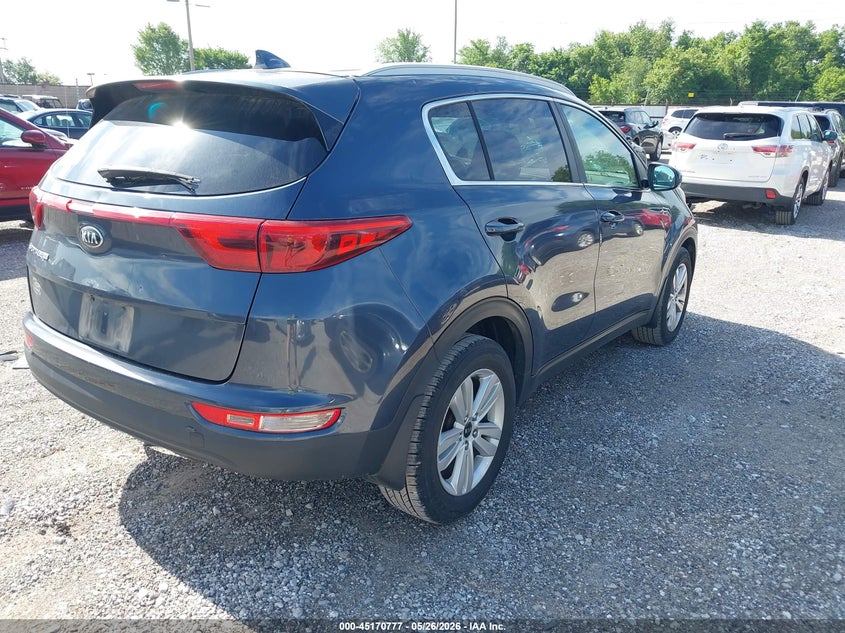 2018 Kia Sportage VIN KNDPM3AC1J7319977 IAAI salvage auction — HAIL, Clear (Missouri), sold $2,125 on 2026-07-27 (photo 4)