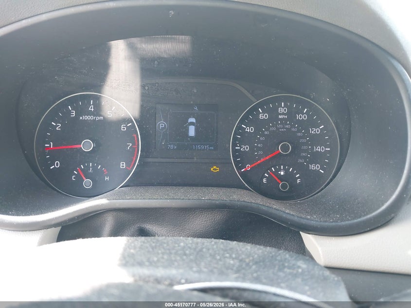 2018 Kia Sportage VIN KNDPM3AC1J7319977 IAAI salvage auction — HAIL, Clear (Missouri), sold $2,125 on 2026-07-27 (photo 7)