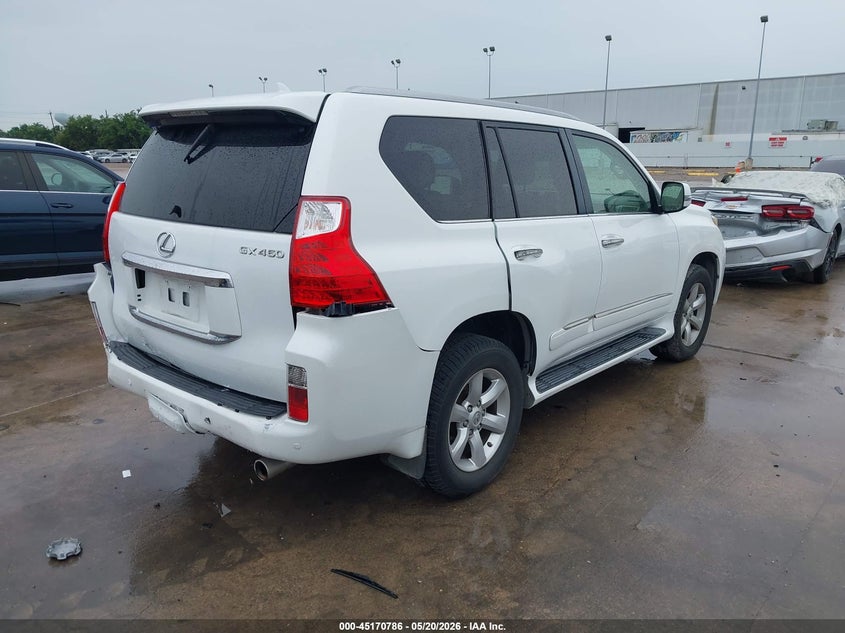 2013 Lexus Gx VIN JTJBM7FX3D5052268 IAAI salvage auction — REAR END, Original (Texas), sold $11,750 on 2026-07-16 (photo 4)
