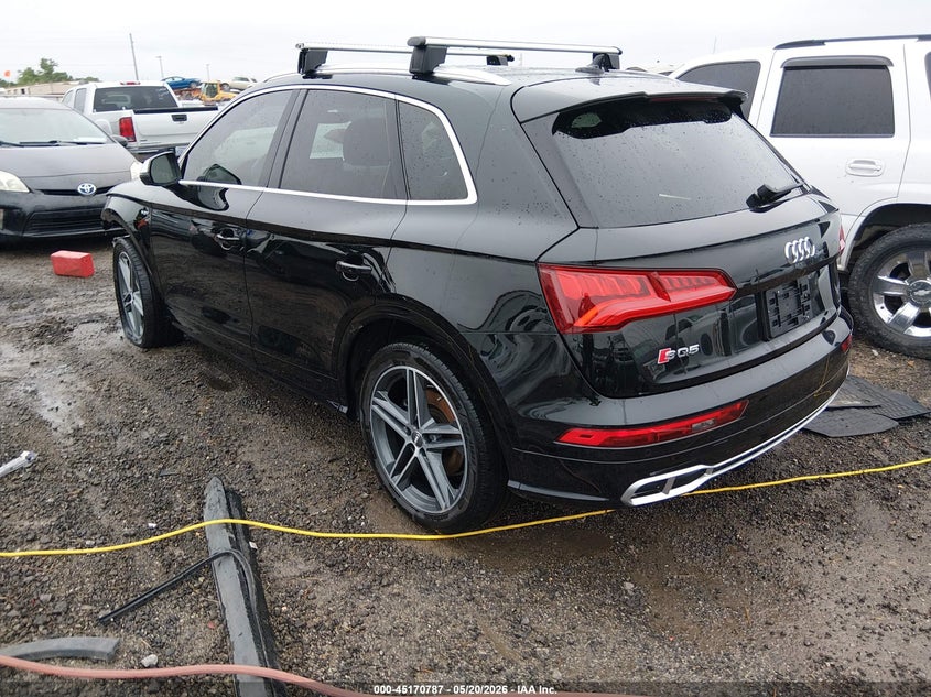2018 Audi Sq5 VIN WA1A4AFYXJ2013320 IAAI salvage auction — FRONT END, Salvage (Oklahoma), sold $7,625 on 2026-07-07 (photo 3)