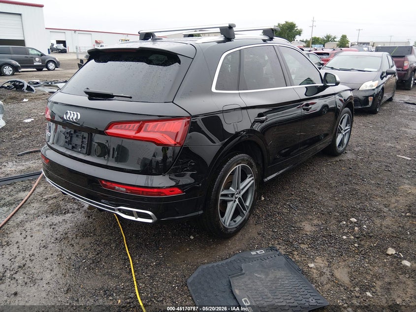 2018 Audi Sq5 VIN WA1A4AFYXJ2013320 IAAI salvage auction — FRONT END, Salvage (Oklahoma), sold $7,625 on 2026-07-07 (photo 4)