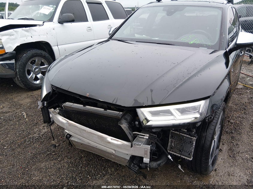 2018 Audi Sq5 VIN WA1A4AFYXJ2013320 IAAI salvage auction — FRONT END, Salvage (Oklahoma), sold $7,625 on 2026-07-07 (photo 6)