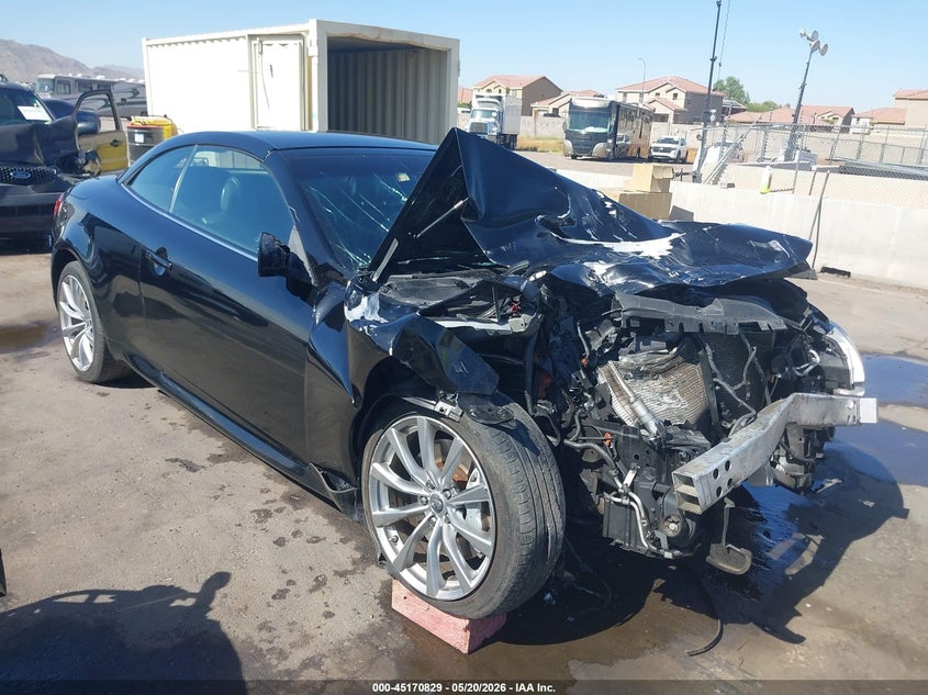 2009 Infiniti G37 VIN JNKCV66E59M724288 IAAI salvage auction — FRONT END, Salvage (Arizona), sold $350 on 2026-07-07 (photo 1)