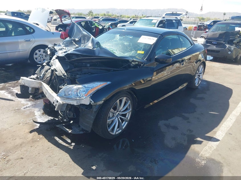 2009 Infiniti G37 VIN JNKCV66E59M724288 IAAI salvage auction — FRONT END, Salvage (Arizona), sold $350 on 2026-07-07 (photo 2)