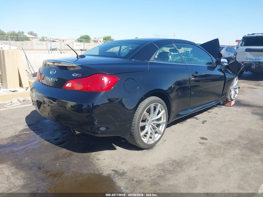 2009 Infiniti G37 VIN JNKCV66E59M724288 IAAI salvage auction — FRONT END, Salvage (Arizona), sold $350 on 2026-07-07 (photo 4)