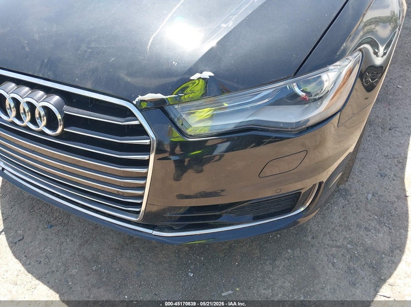 2016 Audi A6 VIN WAUGFAFC6GN042171 IAAI salvage auction — LEFT FRONT, Clear (Michigan), sold $3,025 on 2026-07-30 (photo 6)