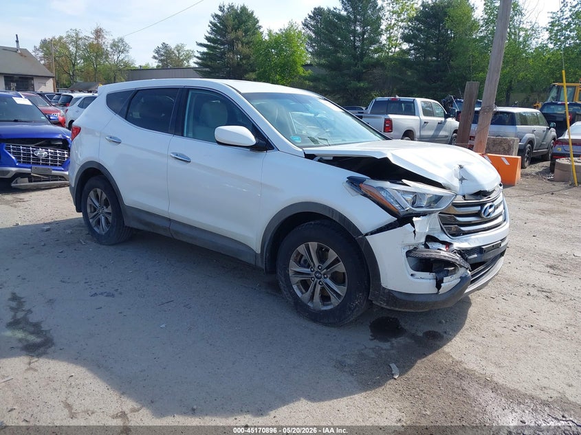 2015 Hyundai Santa fe VIN 5XYZTDLB5FG304656 IAAI salvage auction — FRONT END, Salvage (New Hampshire), sold $2,050 on 2026-07-12 (photo 1)