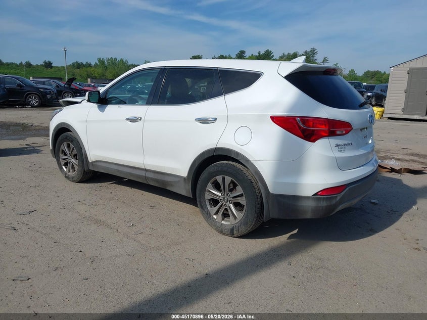 2015 Hyundai Santa fe VIN 5XYZTDLB5FG304656 IAAI salvage auction — FRONT END, Salvage (New Hampshire), sold $2,050 on 2026-07-12 (photo 3)