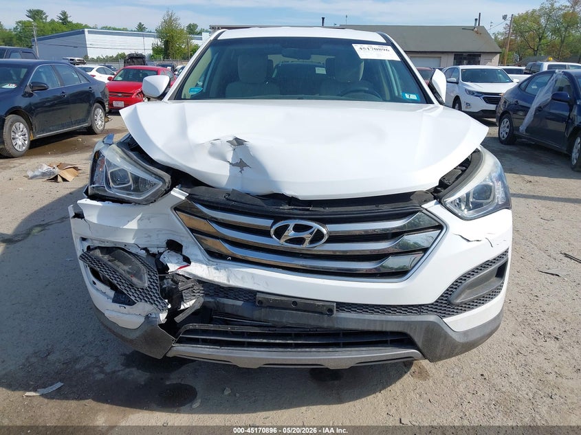 2015 Hyundai Santa fe VIN 5XYZTDLB5FG304656 IAAI salvage auction — FRONT END, Salvage (New Hampshire), sold $2,050 on 2026-07-12 (photo 6)