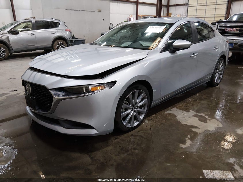 2021 Mazda 3 VIN 3MZBPBBL2MM250153 IAAI salvage auction — FRONT END, Salvage Title, sold $3,050 on 2026-07-10 (photo 2)