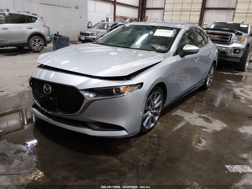 2021 Mazda 3 VIN 3MZBPBBL2MM250153 IAAI salvage auction — FRONT END, Salvage Title, sold $3,050 on 2026-07-10 (photo 6)