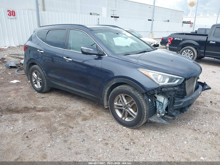 2017 Hyundai Santa fe VIN 5XYZU3LB5HG457631 IAAI salvage auction — FRONT END, Original (Texas), sold $3,900 on 2026-07-18 (photo 1)