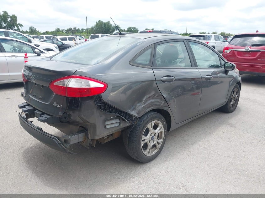 2015 Ford Fiesta VIN 3FADP4BJ2FM221105 IAAI salvage auction — RIGHT REAR, Salvage (Texas), sold $775 on 2026-07-09 (photo 4)