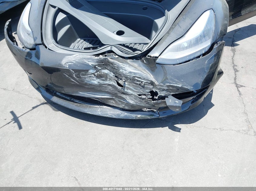2023 Tesla Model 3 VIN 5YJ3E1EA8PF449248 IAAI salvage auction — FRONT END, Salvage Title, sold $5,900 on 2026-07-11 (photo 6)