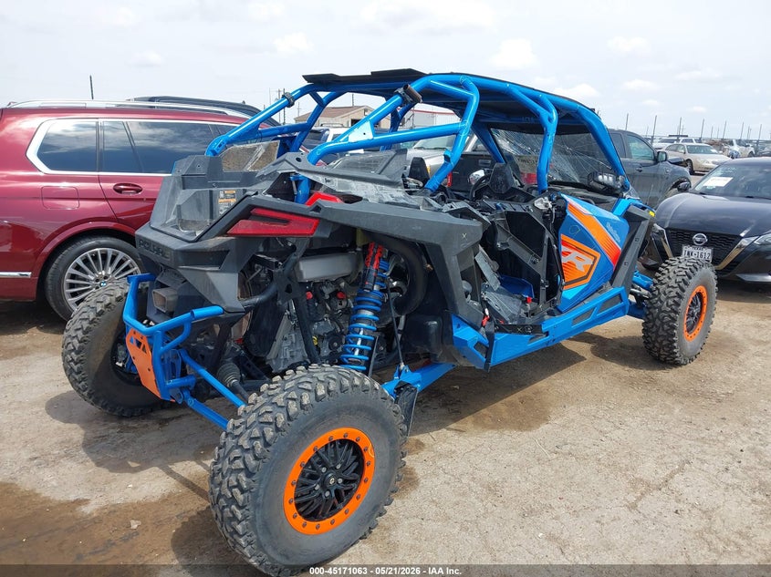 2023 Polaris Rzr VIN 3NSRMU2K4PG322467 IAAI salvage auction — RIGHT SIDE, Salvage Title, sold $24,750 on 2026-08-18 (photo 4)