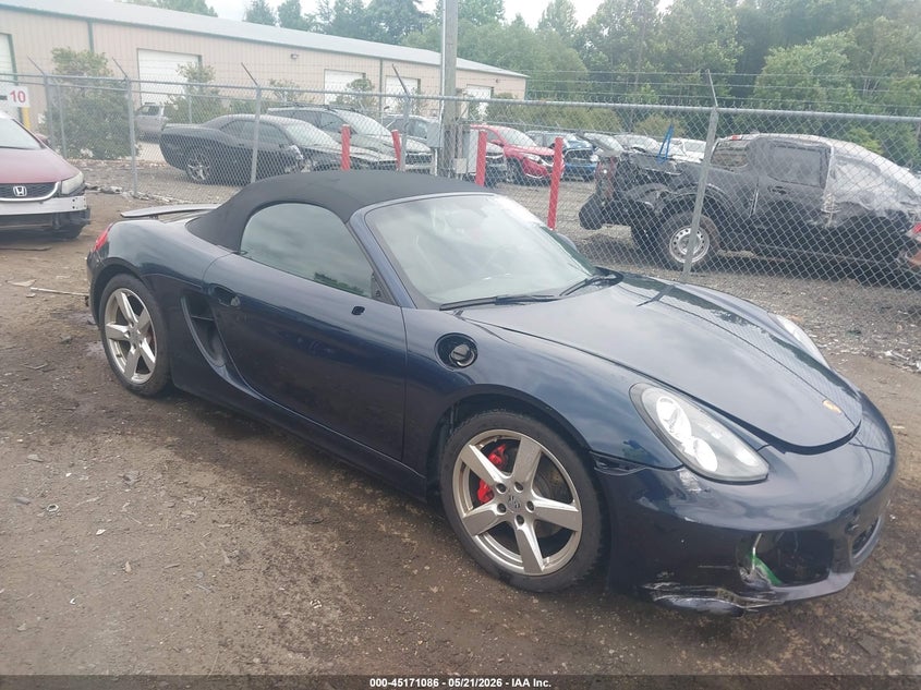 2015 Porsche Boxster VIN WP0CB2A81FS130163 IAAI salvage auction — FRONT END, Salvage (Virginia), sold $21,850 on 2026-07-06 (photo 1)