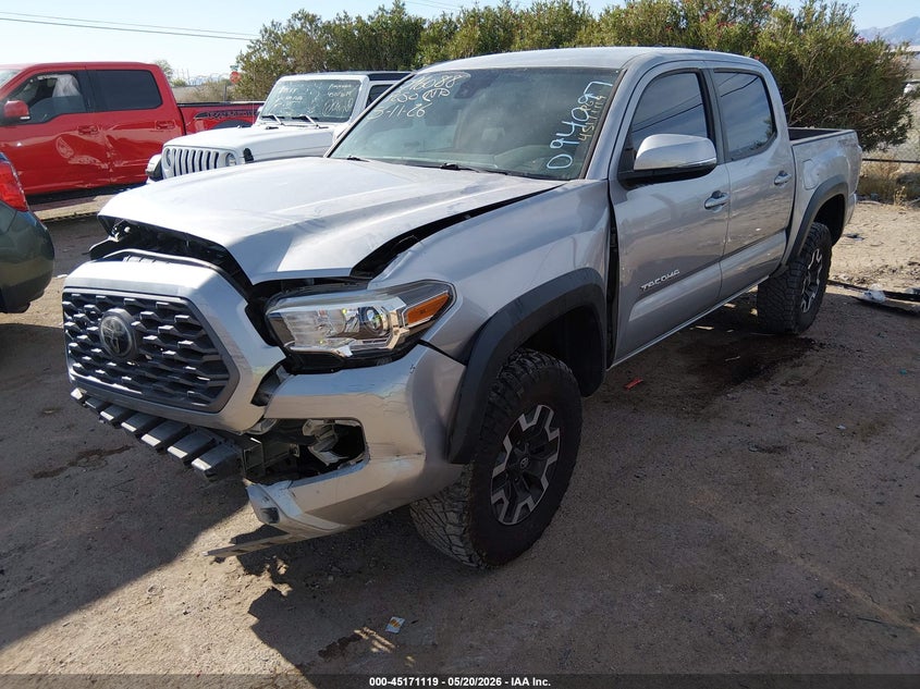 2020 Toyota Tacoma VIN 5TFAZ5CN0LX094097 IAAI salvage auction — FRONT END, Salvage (Arizona), sold $12,000 on 2026-07-23 (photo 2)