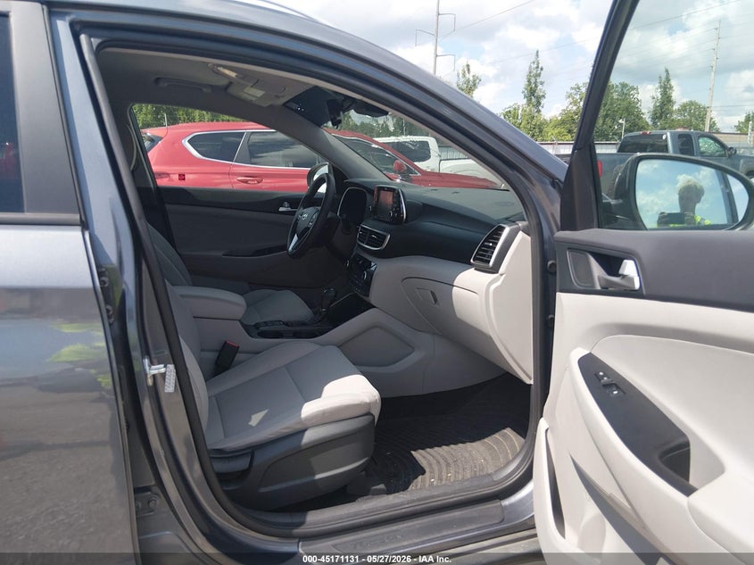 2021 Hyundai Tucson VIN KM8J33AL0MU409115 IAAI salvage auction — HAIL, Salvage Title, sold $25 on 2026-07-31 (photo 5)
