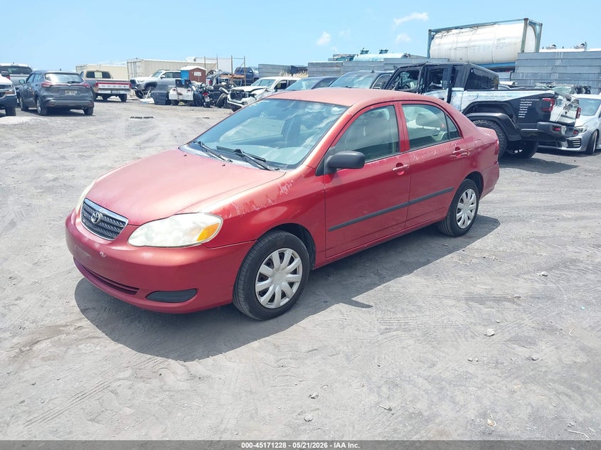 2006 Toyota Corolla VIN JTDBR32E560082082 IAAI salvage auction — REAR END, Salvage (Hawaii), sold $50 on 2026-07-21 (photo 2)