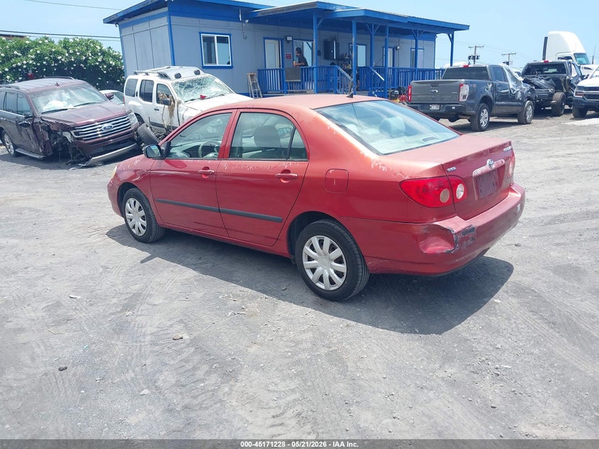 2006 Toyota Corolla VIN JTDBR32E560082082 IAAI salvage auction — REAR END, Salvage (Hawaii), sold $50 on 2026-07-21 (photo 3)