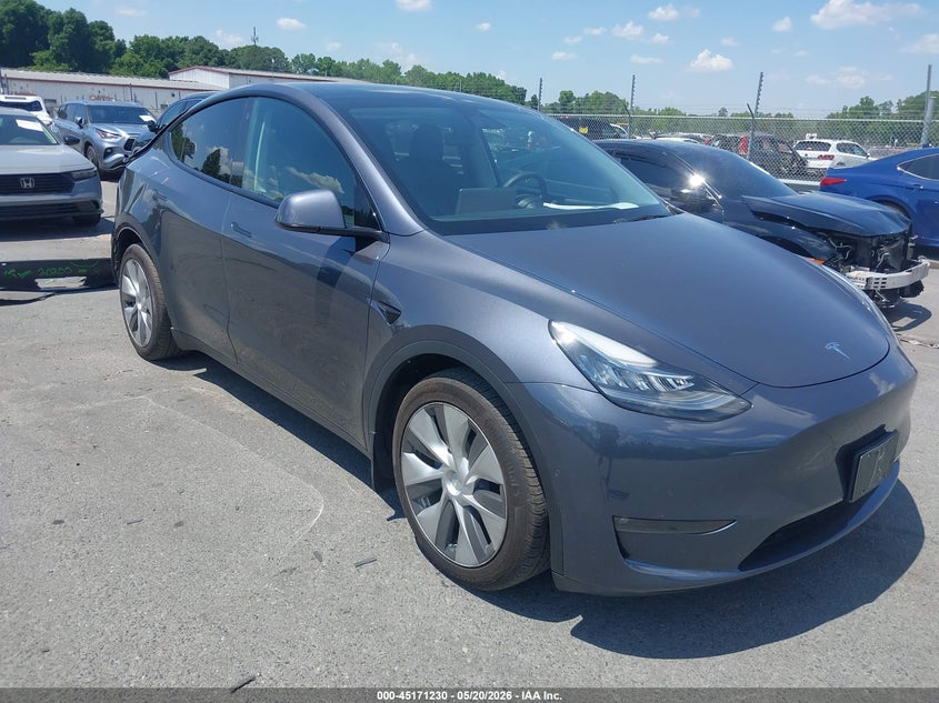 2022 Tesla Model y VIN 7SAYGAEE7NF433111 IAAI salvage auction — REAR END, Salvage (North Carolina), sold $10,750 on 2026-07-20 (photo 1)