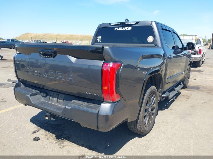 2025 Toyota Tundra VIN 5TFNC5DB9SX103272 IAAI salvage auction — FRONT END, Salvage (California), sold $21,750 on 2026-07-08 (photo 4)