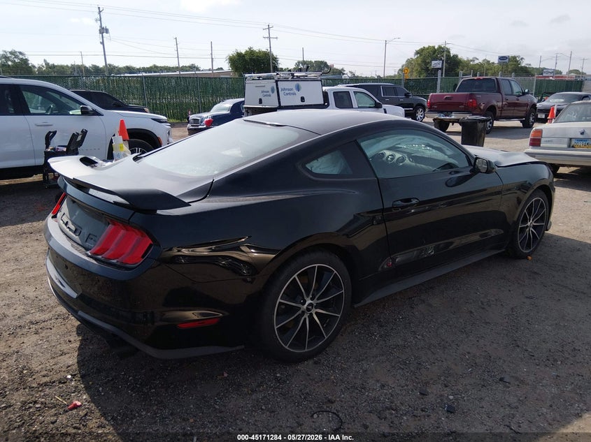 2018 Ford Mustang VIN 1FA6P8TH1J5126965 IAAI salvage auction — LEFT SIDE, Salvage (Kansas), sold $2,850 on 2026-07-24 (photo 4)