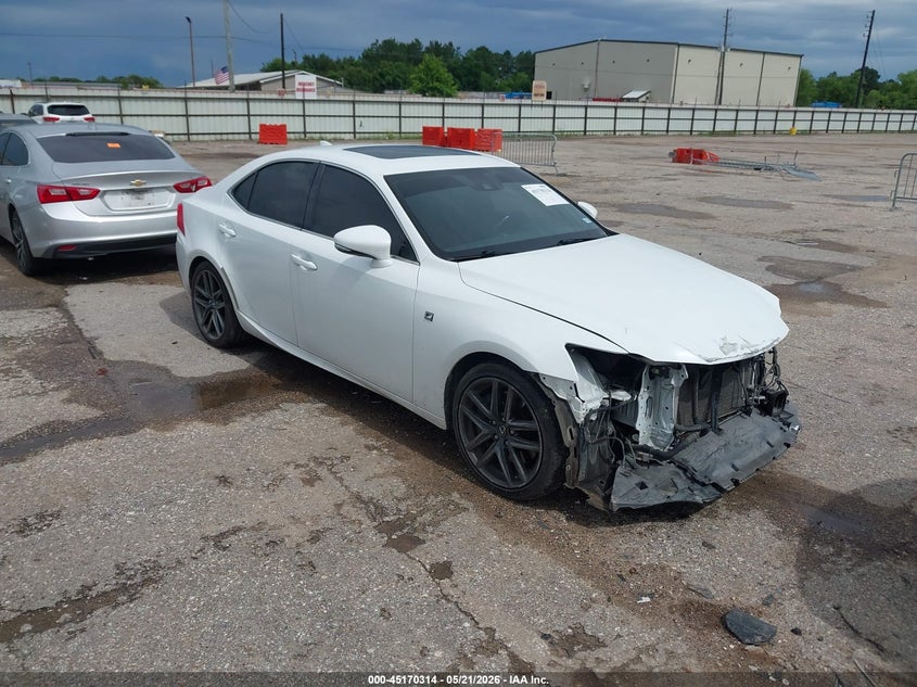 2017 Lexus Is VIN JTHBA1D21H5041483 IAAI salvage auction — FRONT END, Salvage Title, sold $6,200 on 2026-07-22 (photo 1)