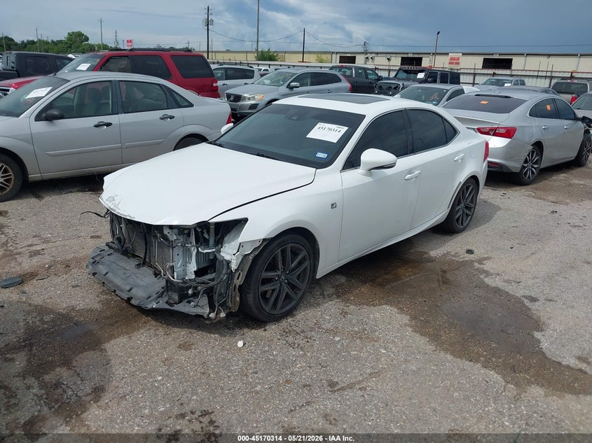 2017 Lexus Is VIN JTHBA1D21H5041483 IAAI salvage auction — FRONT END, Salvage Title, sold $6,200 on 2026-07-22 (photo 2)