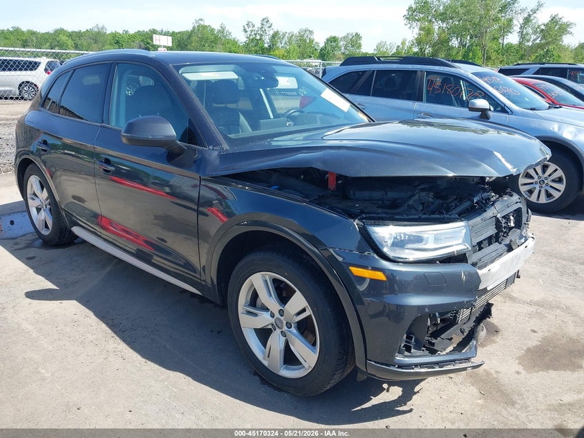 2018 Audi Q5 VIN WA1ANAFY6J2022335 IAAI salvage auction — FRONT END, Salvage (Ohio), sold $3,550 on 2026-07-24 (photo 1)