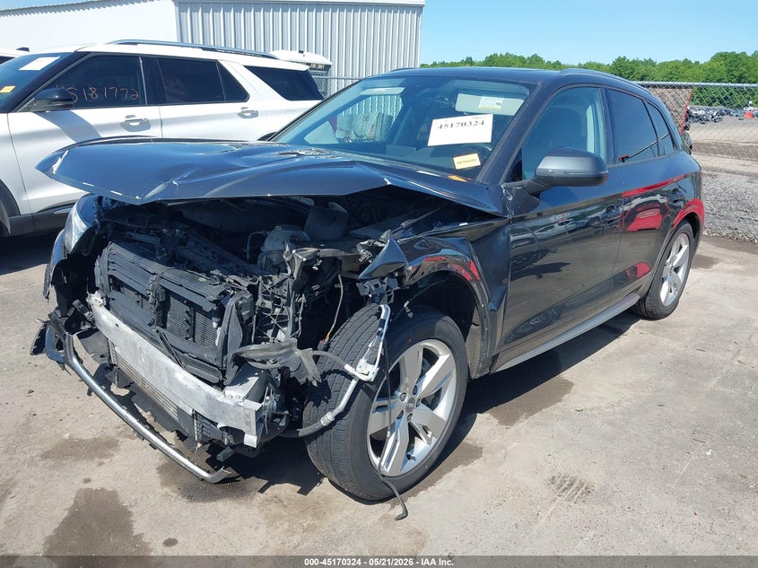 2018 Audi Q5 VIN WA1ANAFY6J2022335 IAAI salvage auction — FRONT END, Salvage (Ohio), sold $3,550 on 2026-07-24 (photo 2)