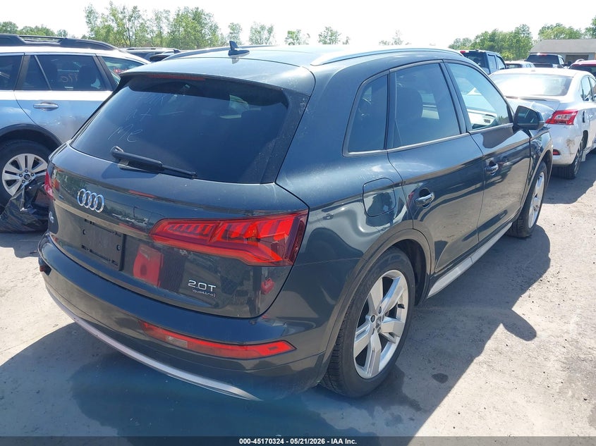 2018 Audi Q5 VIN WA1ANAFY6J2022335 IAAI salvage auction — FRONT END, Salvage (Ohio), sold $3,550 on 2026-07-24 (photo 4)