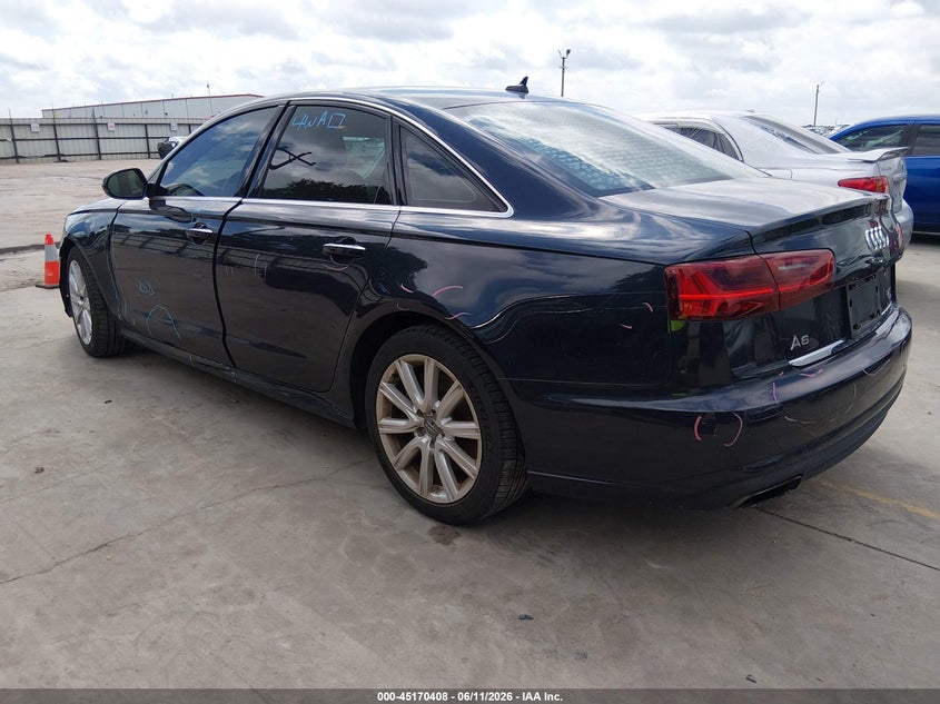 2016 Audi A6 VIN WAUGFAFC3GN014232 IAAI salvage auction — LEFT FRONT, Original (Texas), sold $2,250 on 2026-07-28 (photo 3)