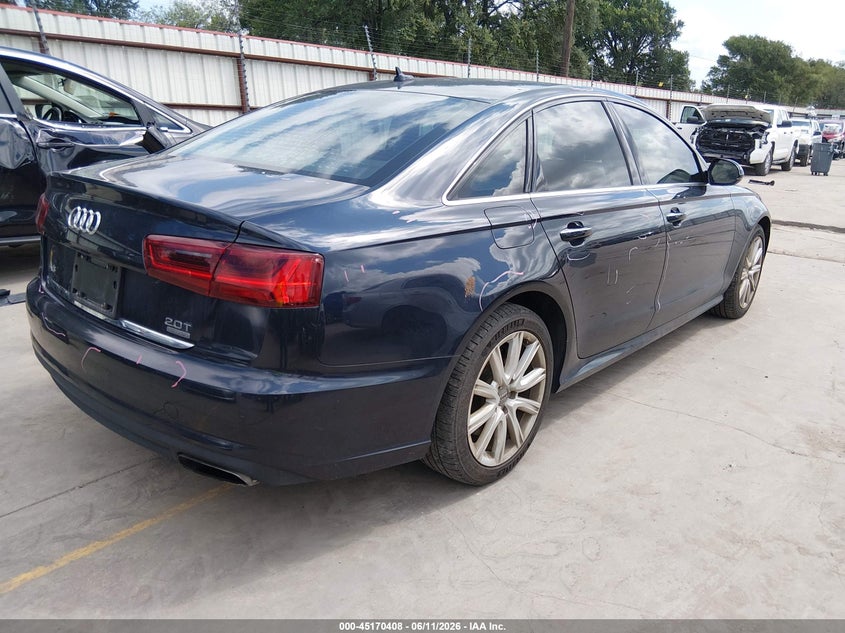 2016 Audi A6 VIN WAUGFAFC3GN014232 IAAI salvage auction — LEFT FRONT, Original (Texas), sold $2,250 on 2026-07-28 (photo 4)