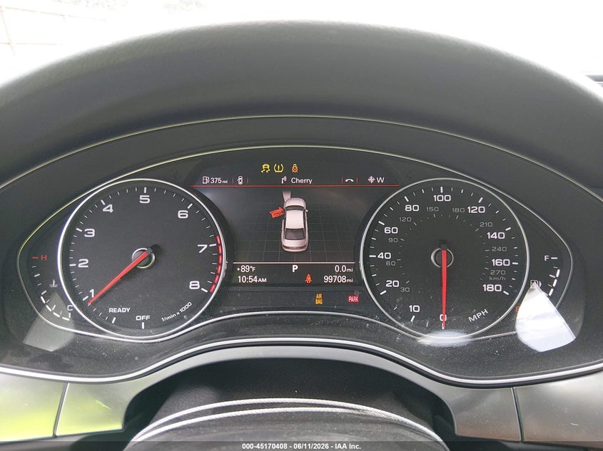 2016 Audi A6 VIN WAUGFAFC3GN014232 IAAI salvage auction — LEFT FRONT, Original (Texas), sold $2,250 on 2026-07-28 (photo 7)