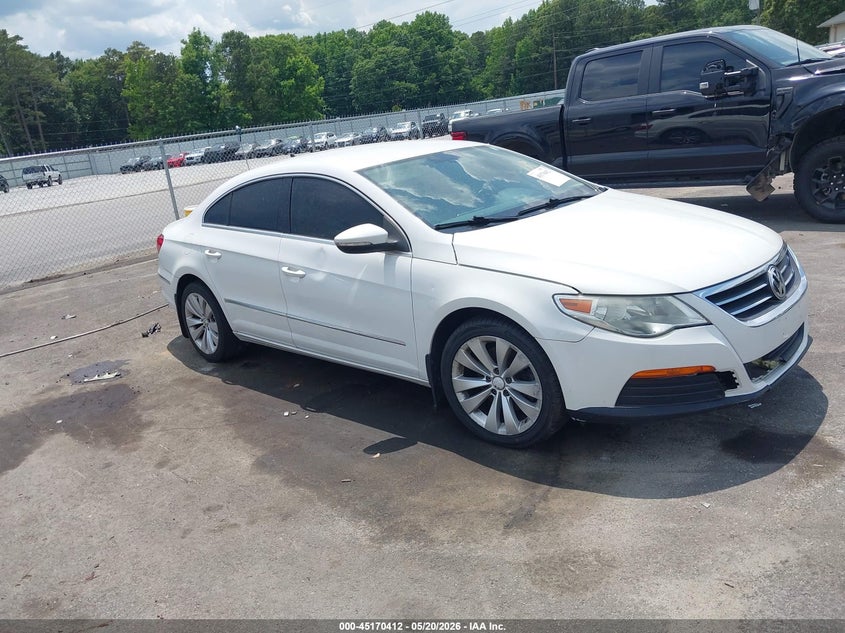 2012 Volkswagen Cc VIN WVWMP7AN9CE513660 IAAI salvage auction — FRONT END, Repossession Paperwork (Georgia), sold $50 on 2026-07-15 (photo 1)