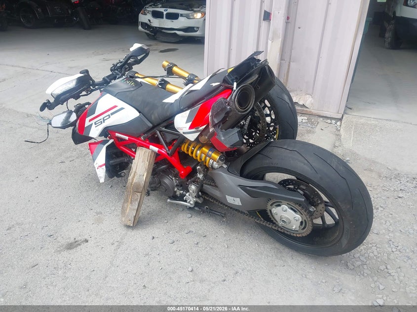 2023 Ducati Hypermotard VIN ZDMBAJDT3PB009259 IAAI salvage auction — ALL OVER, Mv-907A (New York), sold $1,950 on 2026-07-28 (photo 3)