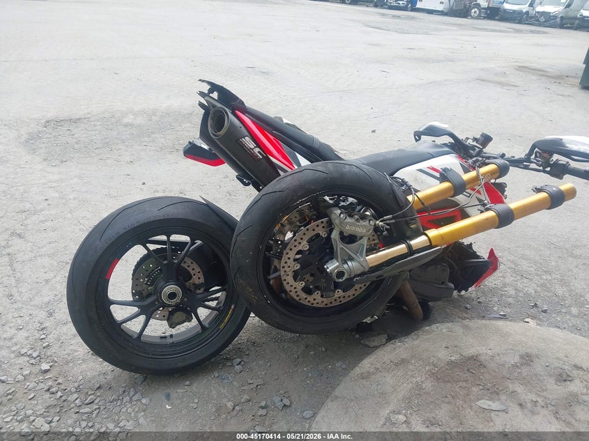 2023 Ducati Hypermotard VIN ZDMBAJDT3PB009259 IAAI salvage auction — ALL OVER, Mv-907A (New York), sold $1,950 on 2026-07-28 (photo 4)