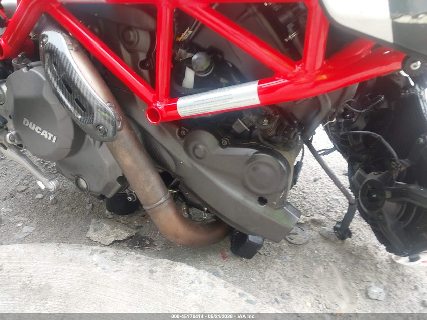 2023 Ducati Hypermotard VIN ZDMBAJDT3PB009259 IAAI salvage auction — ALL OVER, Mv-907A (New York), sold $1,950 on 2026-07-28 (photo 8)