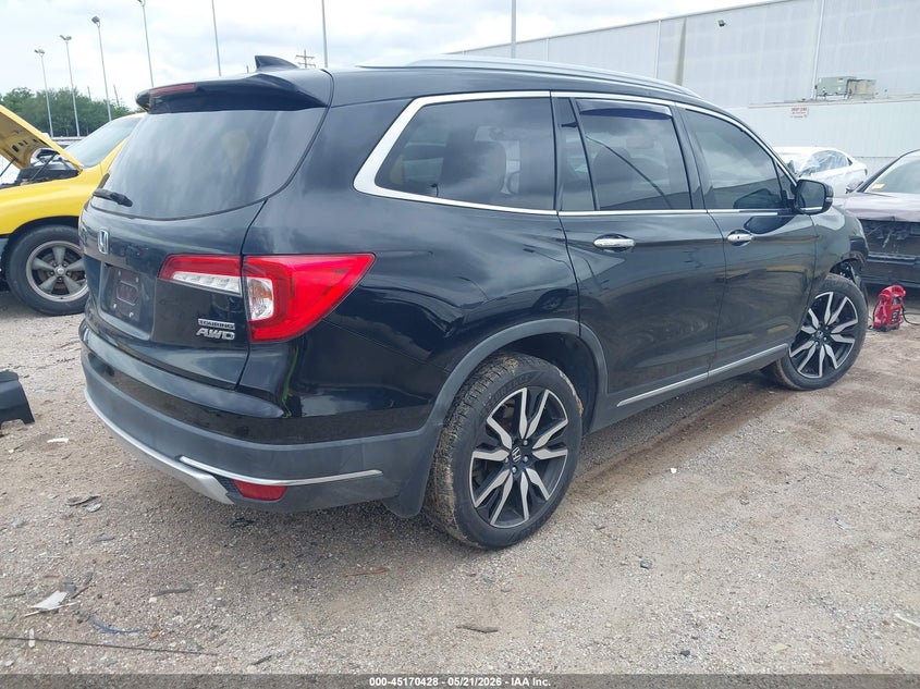 2019 Honda Pilot VIN 5FNYF6H92KB038986 IAAI salvage auction — FRONT END, Original (Texas), sold $7,325 on 2026-07-30 (photo 4)