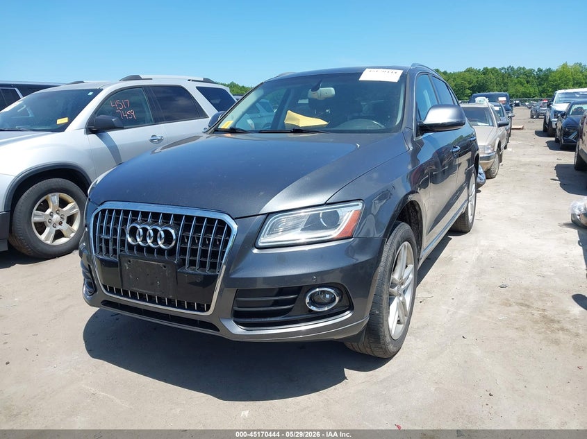 2016 Audi Q5 VIN WA1L2AFP6GA150131 IAAI salvage auction — RIGHT FRONT, Salvage Title, sold $2,950 on 2026-07-07 (photo 2)