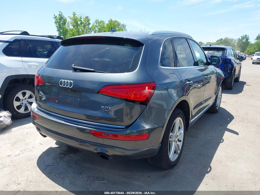 2016 Audi Q5 VIN WA1L2AFP6GA150131 IAAI salvage auction — RIGHT FRONT, Salvage Title, sold $2,950 on 2026-07-07 (photo 4)