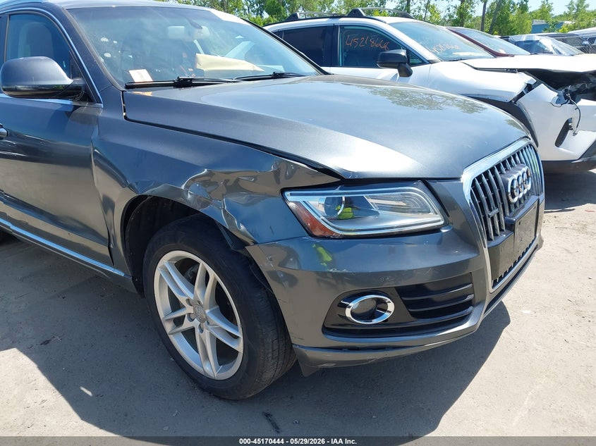2016 Audi Q5 VIN WA1L2AFP6GA150131 IAAI salvage auction — RIGHT FRONT, Salvage Title, sold $2,950 on 2026-07-07 (photo 6)