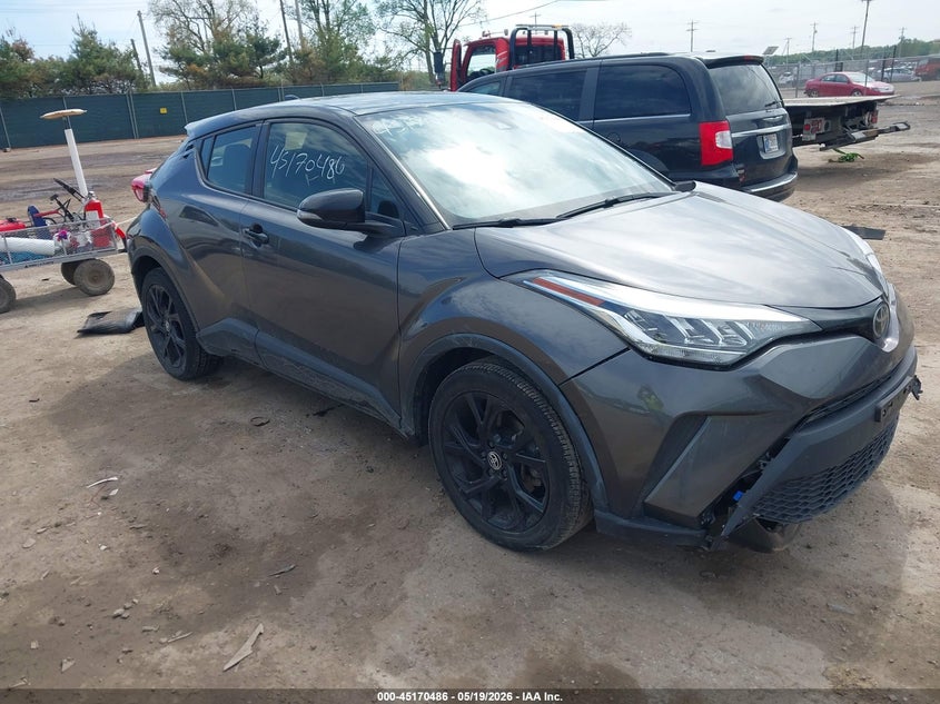 2021 Toyota C-hr VIN JTNKHMBX6M1103017 IAAI salvage auction — SIDE, Salvage (Indiana), sold $4,550 on 2026-07-28 (photo 1)
