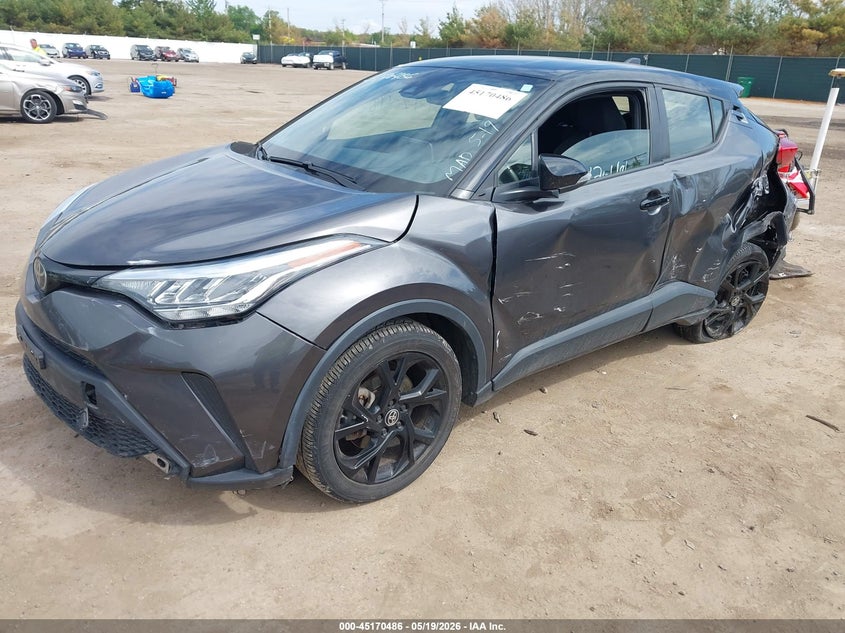 2021 Toyota C-hr VIN JTNKHMBX6M1103017 IAAI salvage auction — SIDE, Salvage (Indiana), sold $4,550 on 2026-07-28 (photo 2)