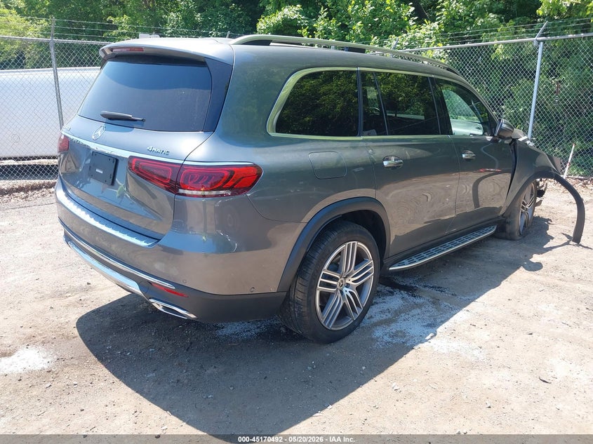 2021 Mercedes-benz Gls-klasse VIN 4JGFF5KEXMA546928 IAAI salvage auction — FRONT END, Salvage - 75% Or Less (Maryland), sold $17,600 on 2026-07-28 (photo 4)